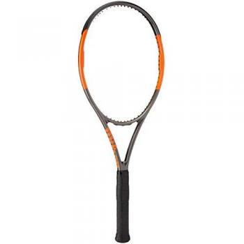 Wilson Burn 95 CVTNS FRM W/O Raqueta de Tenis, Unisex Adulto, Negro/Naranja
