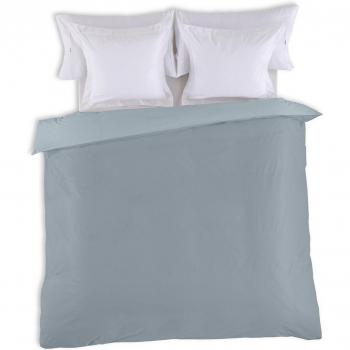 Funda Nórdica Reversible Gris Acero y Plata