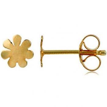 Córdoba Jewels | Pendientes en plata de ley 925 bañada en oro con diseño Margarita Gold