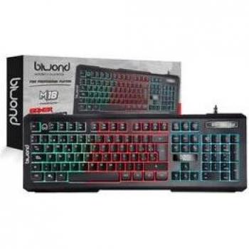 Teclado Gaming Biwond M18 Pro Edición Streamer Retroiluminado 105 Teclas Negro