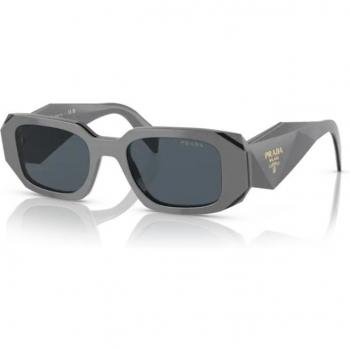 Prada PR 17WS Women's Square Black Marbled Sunglasses (11N09T)