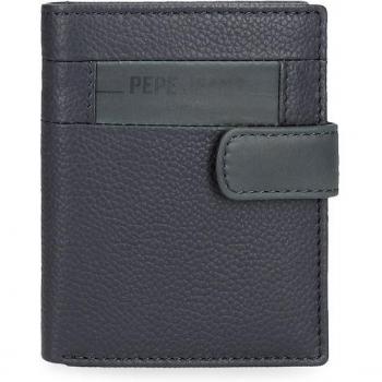 Cartera Pepe Jeans Checkbox con cierre de click Azul marino
