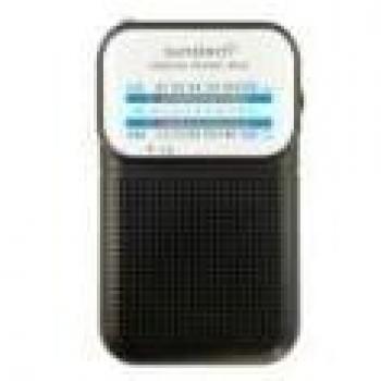 Sunstech RPS45 - Radio portátil AM/FM con altavoz integrado, color negro