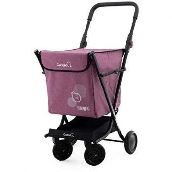 Garmol Carro Compra, Gris, 980x490x740mm