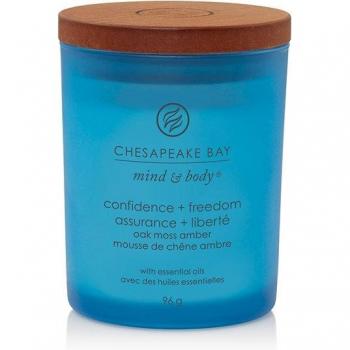 Chesapeake Bay Mind & Body Confidence & Freedom Small Candle (Oak Moss Amber)