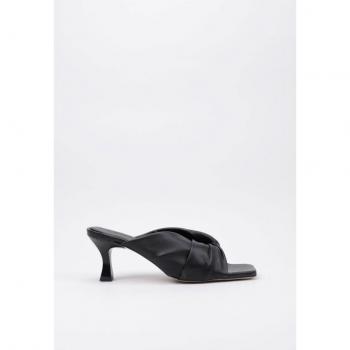 Mule Tacón Bellini Negro 38 Krack Harmony