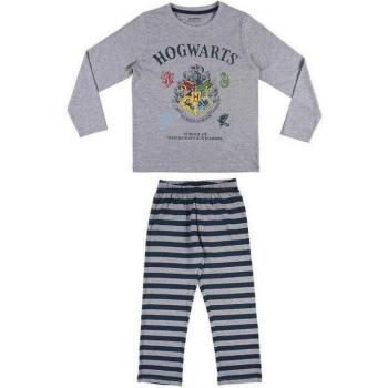 Pijama largo Harry Potter infantil en color gris, talla 14 años
