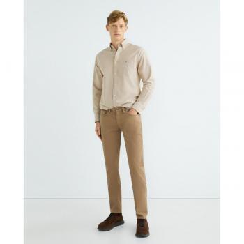 Gant Men's Slim Fit Desert Brown Jeans - Sustainable 5-Pocket Casual Pants