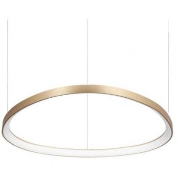 Lámpara de techo LED integrada DALI Gemini 81 cm latón 7600 lm 3000 K Ideal Lux