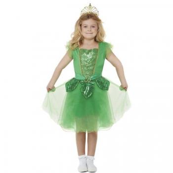 Disfraz de Hada del día de San Patricio verde para niña