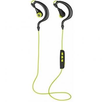 Trust Urban Senfus - Auriculares in-ear deportivos con Bluetooth, negro y verde