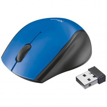 Trust Oni - Ratón óptico micro inalámbrico, azul