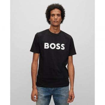 Hugo Boss Black Cotton T-Shirt - Size S