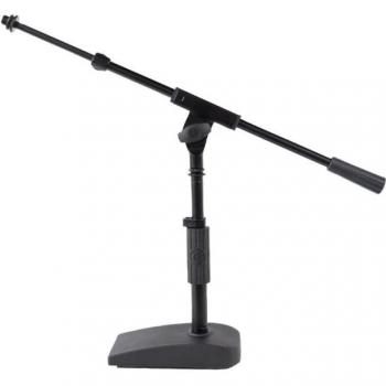 Gator Cases Shure Low Profile Compact Desktop Microphone Stand with Single Section Boom