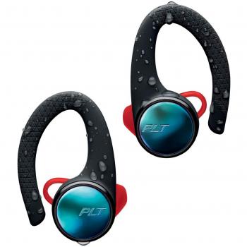 Plantronics BackBeat Fit 3100 Bluetooth Auricular Deportivo, En la Oreja, IP57, con Funda de Carga, Negro, Uni