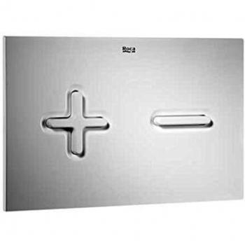 Roca In-Wall A890085000 - Placa accionamiento PL6 Dual, blanco