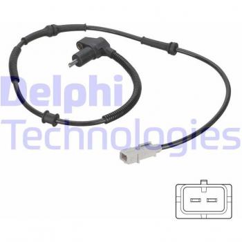 Sensor de ABS DELPHI SS20811, tipo: Sensor de revoluciones de la rueda, características: diseño específico para vehículos, alta precisión en la medición de velocidad de las ruedas, fácil instalación, durabilidad y resistencia a condiciones adversa