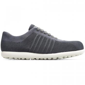 CAMPER Pelotas XLite Men's Sneakers - Grey/Blue, Size 39/6.5, Cotton Fabric