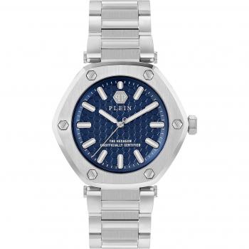 Philipp Plein Hexagon Ladies Watch Silver Blue, Gray female, Size: ONE SIZE