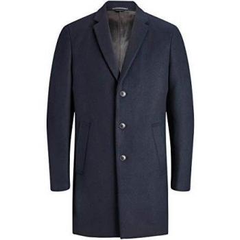 Jack & Jones Jprmorten Wool Coat STS Abrigo, Azul
