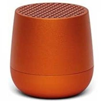 Lexon Mino+ - Altavoz Bluetooth Recargable para tecnología TWS (Aluminio), Color Naranja