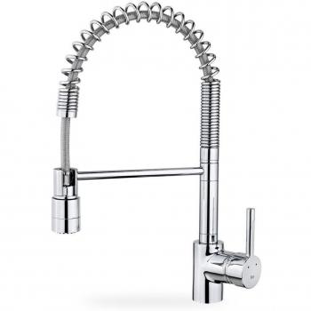 Grifo De Cocina Teka Monomando Ark 937 Color Cromo Ref 239371200 Caño Giratorio