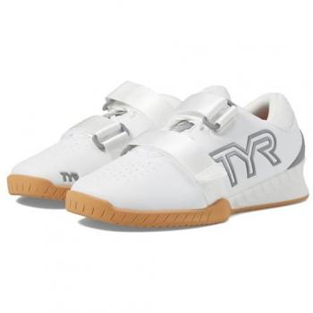Tyr L-1 Weightlifting Shoes White/Gum for Men EU 43 1/3 / UK 9