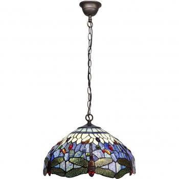 Lámpara de Techo Viro Belle Epoque Azul Hierro 60 W 40 x 130 x 40 cm