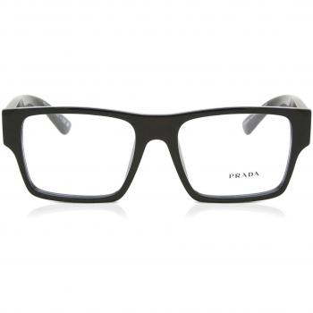 Prada PR A08V Col. 16K1O1 Men's Eyeglasses Black Size 52 (Frame Only) - Blue Light Block Available