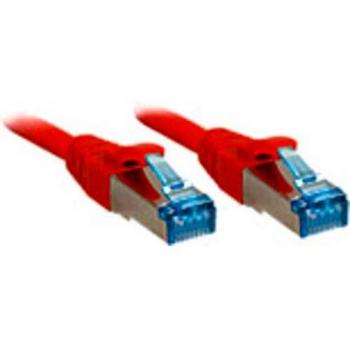 Cable de Red Lindy 47161 Cat6A S/FTP LSZH 0.5m Rojo