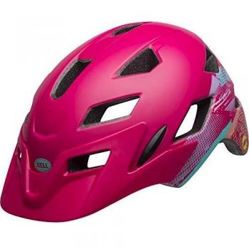 BELL Sidetrack Youth Casco de Ciclismo, Infantil, Gnarly Matte Berry, 50-57 cm