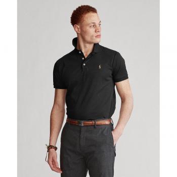 Polo Ralph Lauren Men's Regular Fit Pima Cotton Polo Shirt - Black - Size XXL