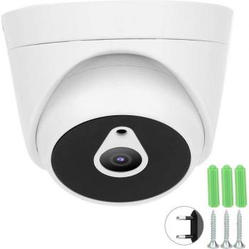 Cámara Domo AHD 1080P Infrarroja IP66 5MP para Exterior con Monitor de Seguridad AC100V-240V