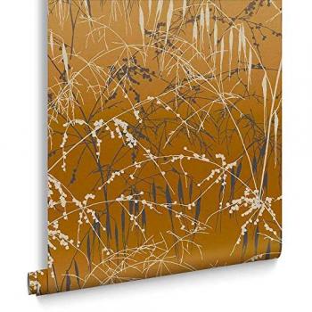 Clarissa Hulse Meadow Grass Wallpaper Yellow/Gold 1,000cm L X 52cm W