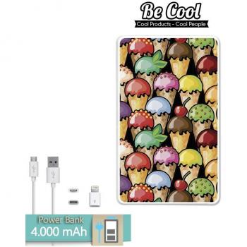 Becool® - Batería Externa Power Bank 4000 mah + Gratis 1 cable USB-MicroUsb