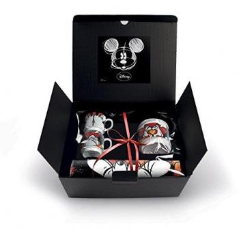 Set de 2 Tazas Apilables Mickey Mouse con Azucarero y Mantel Individual