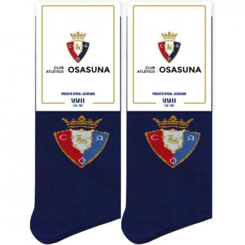 Calcetines Club Atlético Osasuna Pepe Pinreles Escudo Marino