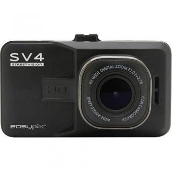 Cámara de Coche EASYPIX STREETVISION SV4 Color Negro, Sensor G, Loop Rec.