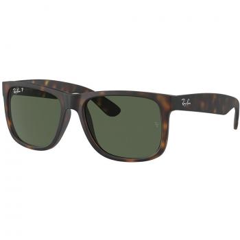 Ray-Ban RB4165F Justin Asian Fit Polarized 865/9A Anteojos de Sol para Hombre Tortoiseshell