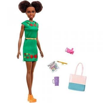 Barbie Muñeca Vamos de Viaje Nikki con Accesorios