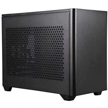 Cooler Master MasterBox NR200 Caja Ordenador Mini ITX Chasis Compacto de Acero SGCC, Múltiples Opciones de Enfriamiento, Accesibilidad 360 Grados Extracción Sin Herramientas, Negro
