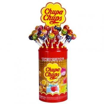 Chupa Chups Best de Piruletas, 100 Unidades, 1200 g