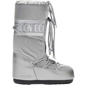 Moon Boot Icon Glance Silver Women's Winter Boots (Size 39-41)