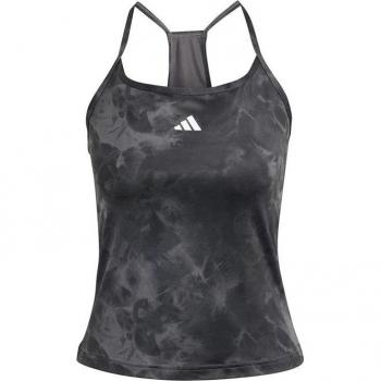 Camiseta de fitness adidas Essentials AOP Flower Mujer Gris