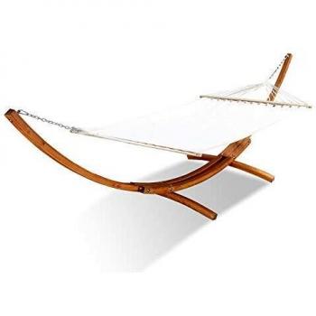 Hamaca con soporte de madera crudo de 3,15m Concept Usine