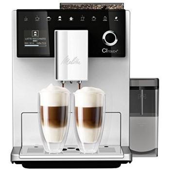 Melitta F630-101 Cafetera automática, 1400 W, 1.8 litros, 63 Decibeles, Stainless Steel, 5 Velocidades, Plata