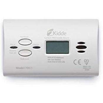 Kidde 7DCOC - Alarma de monóxido de carbono pantalla digital de sensor 10 años y una garantía