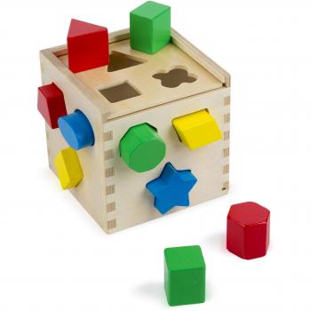 Melissa & Doug - Cubo para clasificar formas