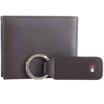 TOMMY HILFIGER Eton Mini CC Wallet Veneno Box Brown