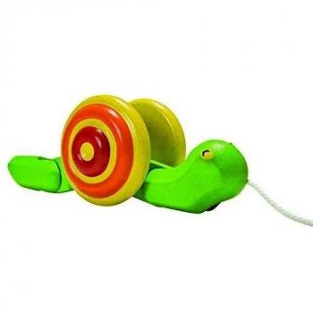 PlanToys - Caracol de paseo, juguete para arrastrar